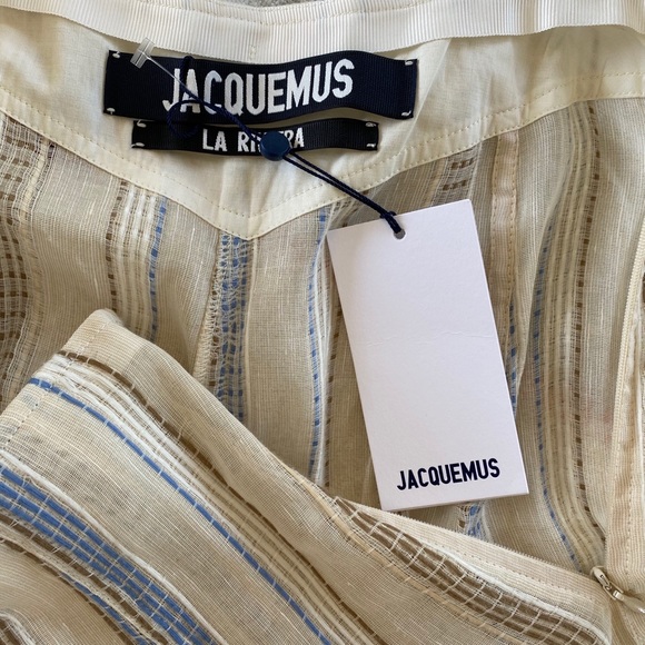 Jacquemus embroidered wide leg pants